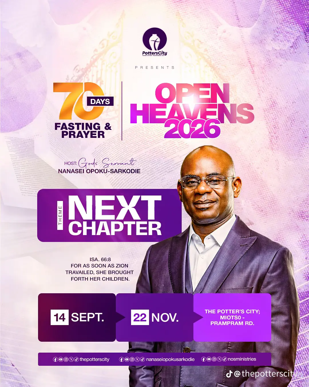 Open Heavens 2026 - 70Days of Fasting & Prayer